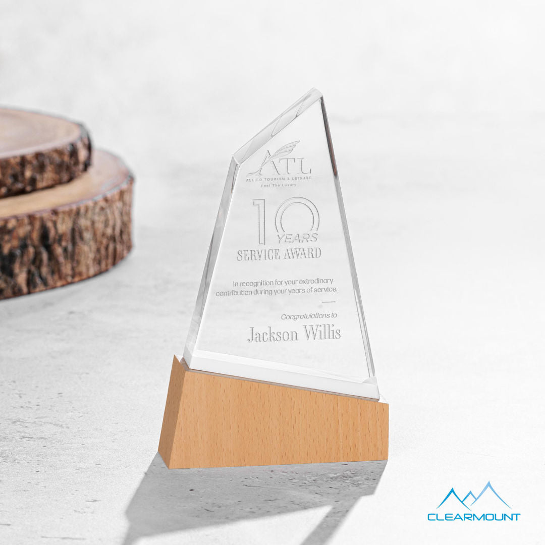 Terra Lucite and Wood Award