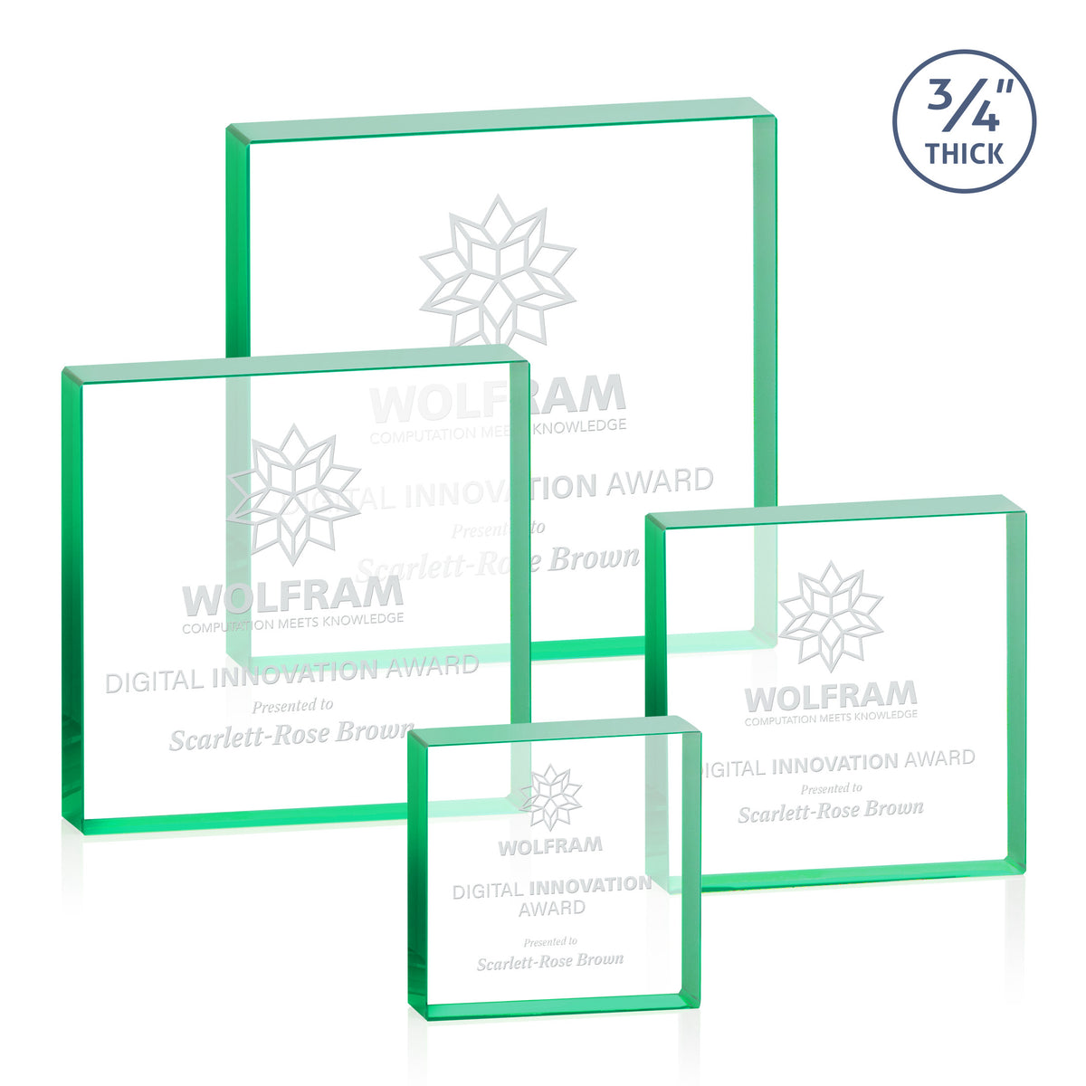 Upton Square Award - Emerald