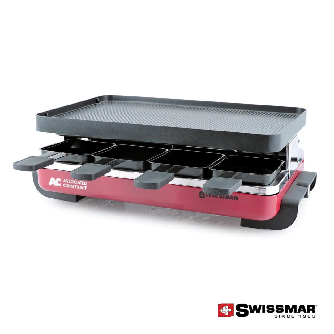 Swissmar® Classic Raclette 8 Person Party Grill – Red