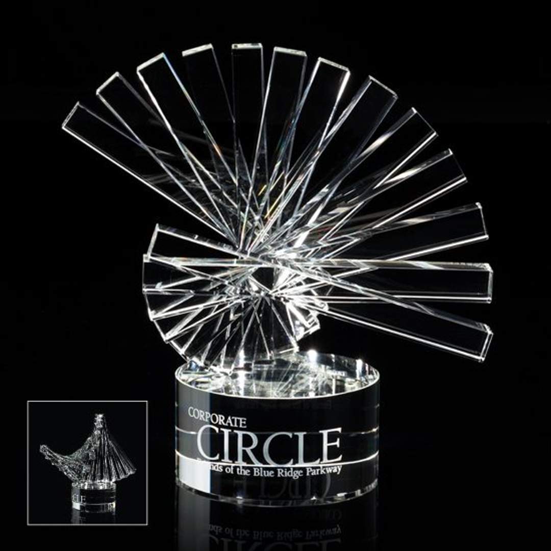 Valhalla Optical Crystal Sculpture Award