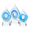 Caspian Art Glass Award – Base & Size Options