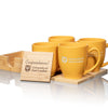 Mug & Bamboo Coaster Set