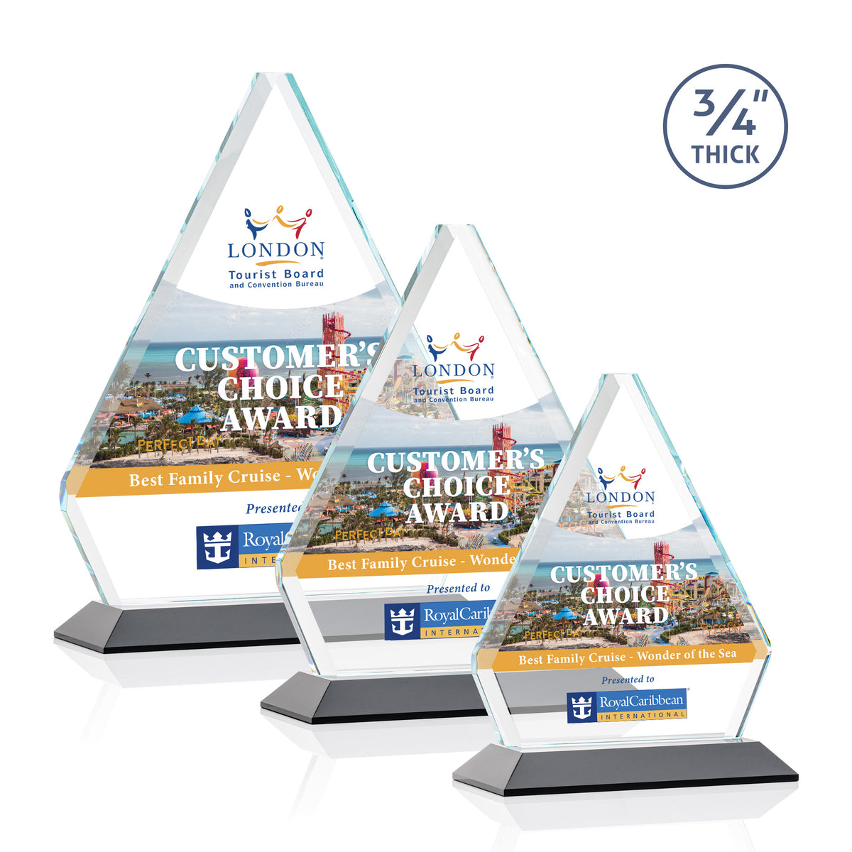Fyreside VividPrint™ Award - Black