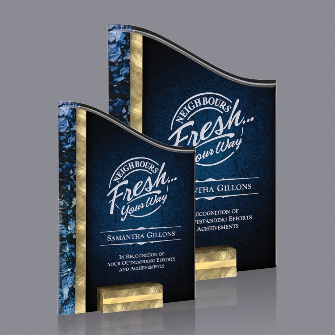 Ventura Acrylic Award with Aluminum Accent