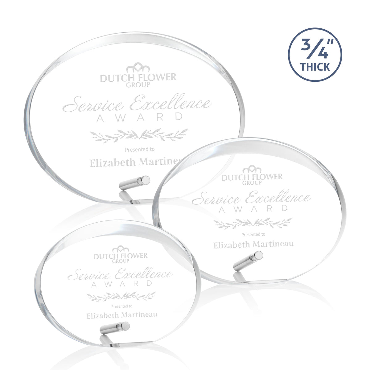 Mosaic Oval Award - Silver
