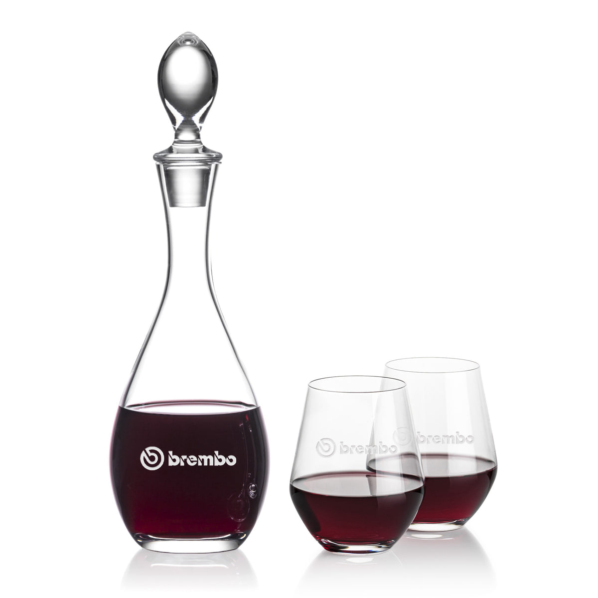 Malvern Decanter & Reina Stemless Wine