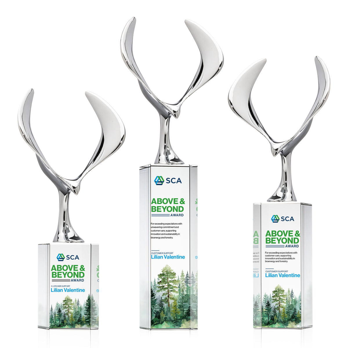 Maverick Eagle VividPrint™ Award on Dakota Base - Clear