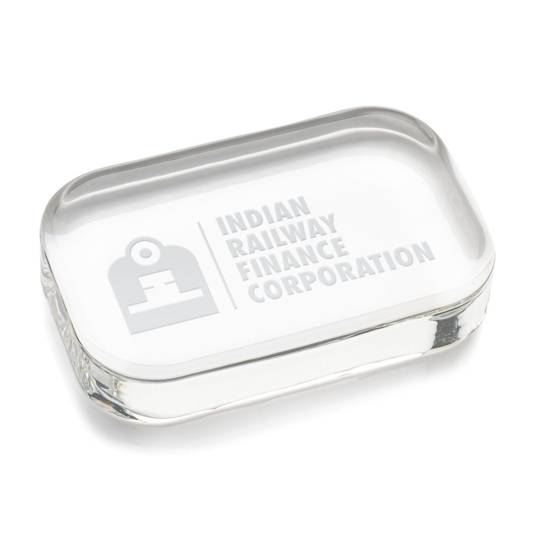 Halperin Rectangle Paperweight – 4.25" x 0.75" x 2.5"