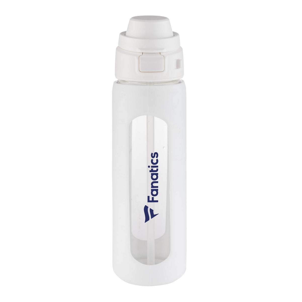 Arno Borosilicate Glass Bottle w/Straw - 24oz