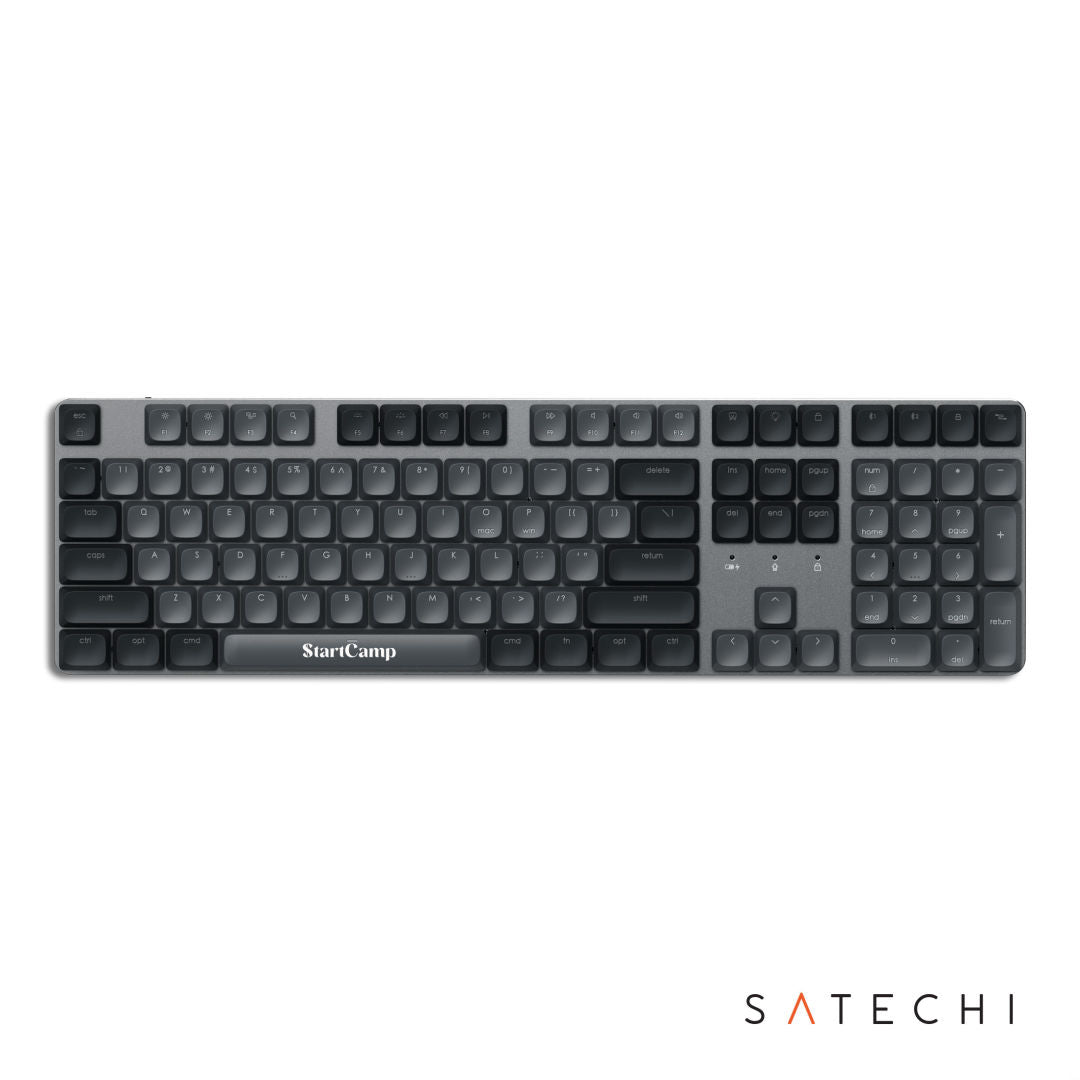 SATECHI® SM3 Slim Mechanical Backlit Bluetooth Keyboard – Black