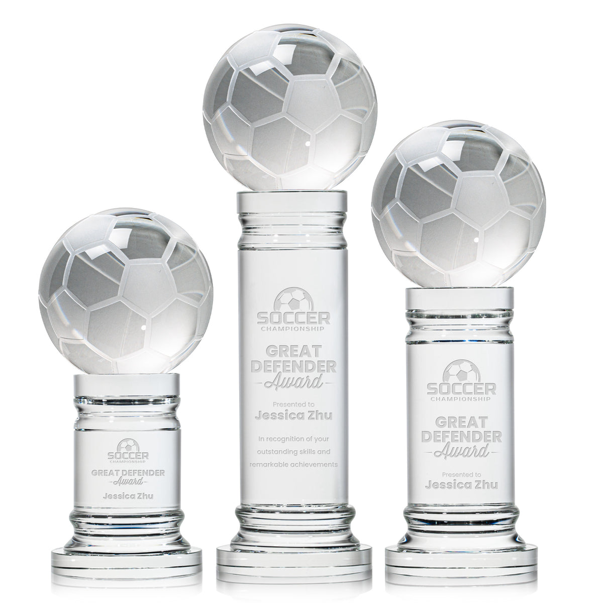 Soccer Ball Award on Colverstone Base
