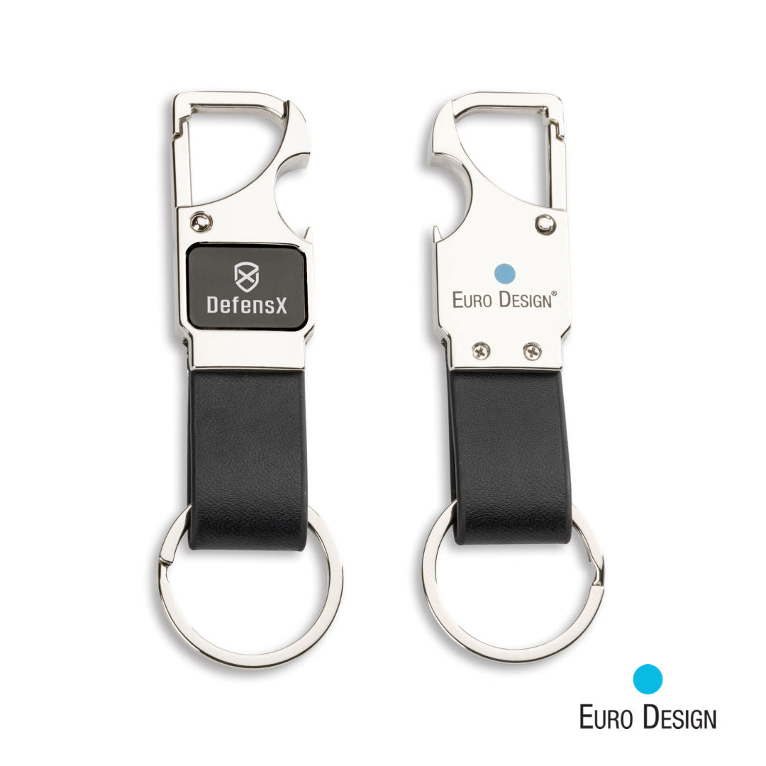 Euro Design® Loudin 3 In 1 Key Holder – Silver