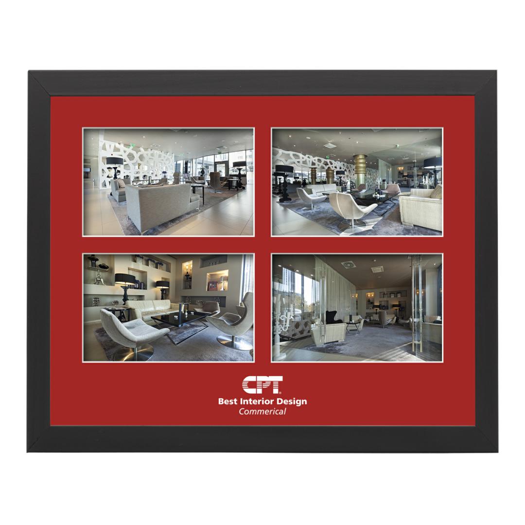 Dunmore 4 Picture Frame – Riviera Red