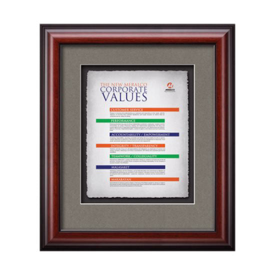 Cornaro Artisan Paper Certificate Framed Award
