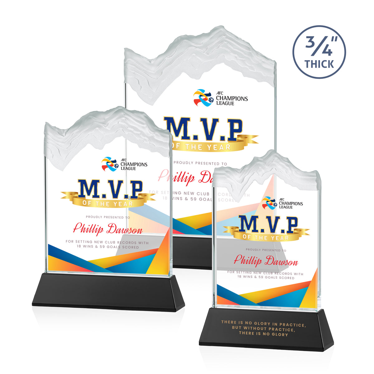 Kilimanjaro VividPrint™ Award on Newhaven - Black
