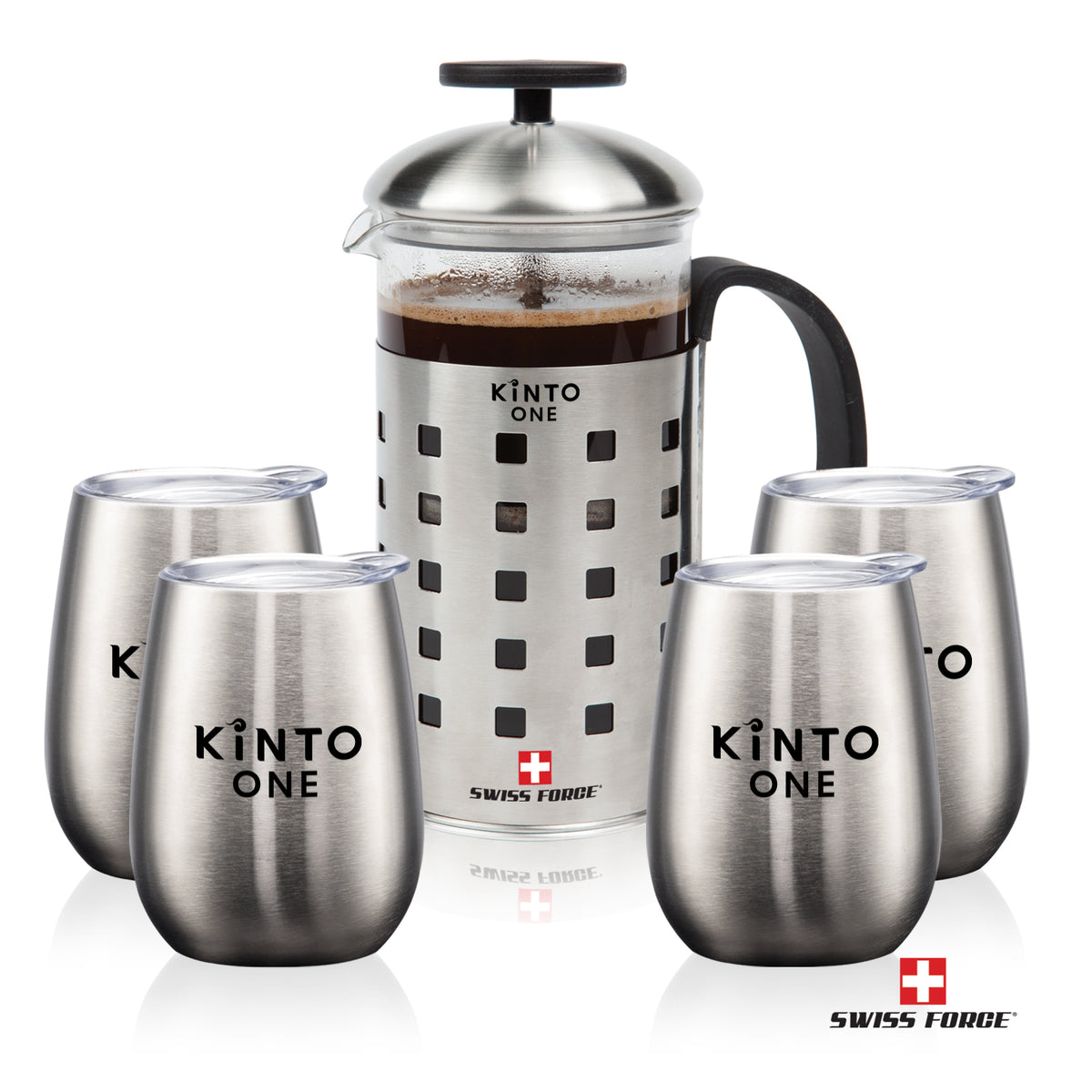 Swiss Force® Coffee Press & Vivaldi Cups