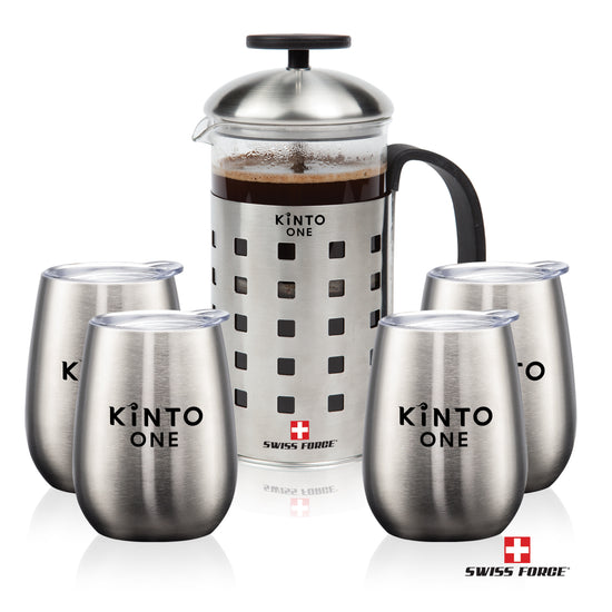 Swiss Force® Coffee Press & Vivaldi Cups