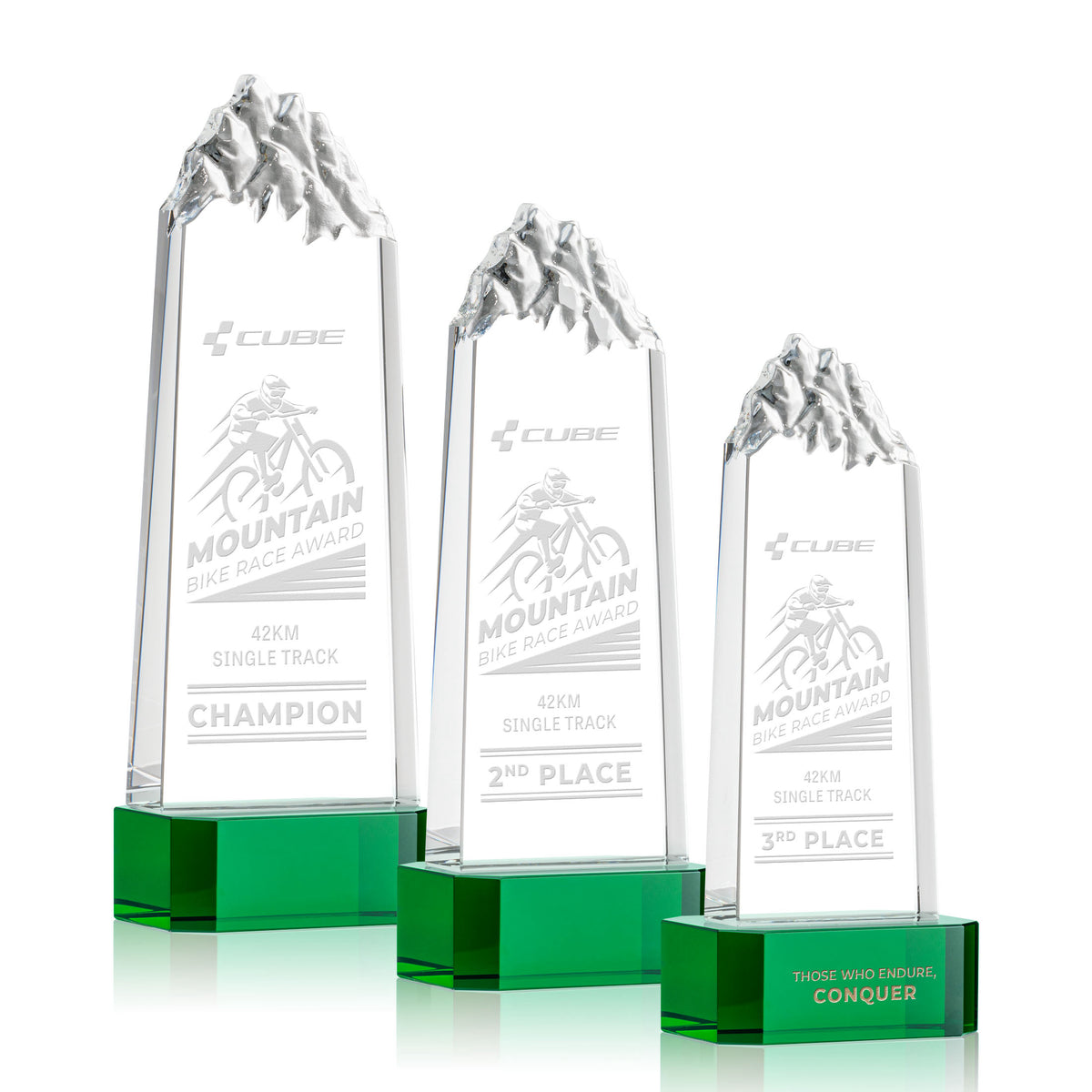 Himalayas Tower Award on Base - Green