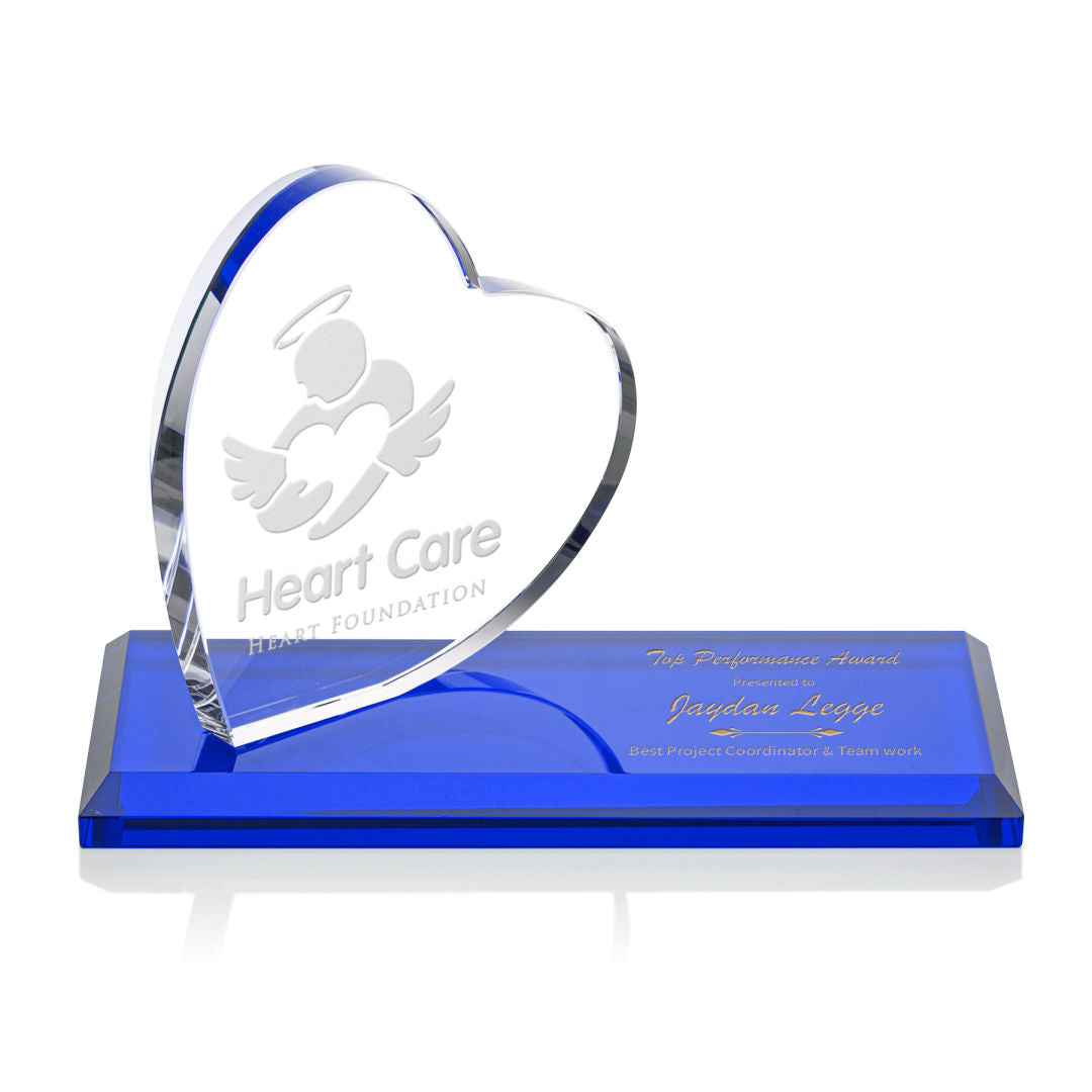 Northam Heart Award - Deep Etch