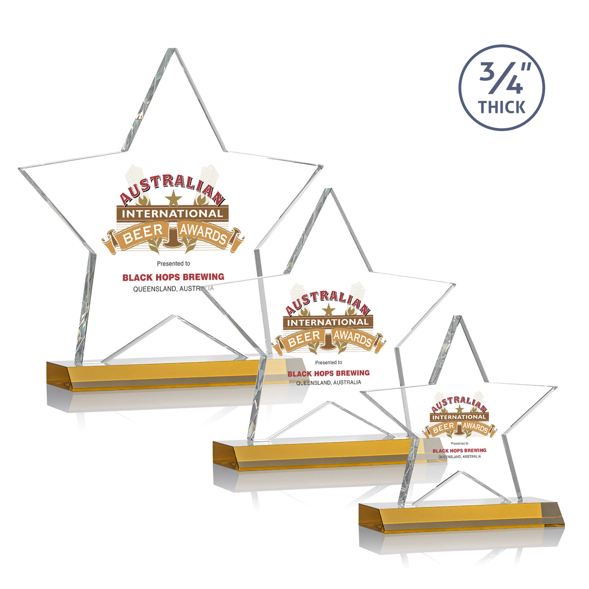 Chippendale VividPrint™ Award - Amber 