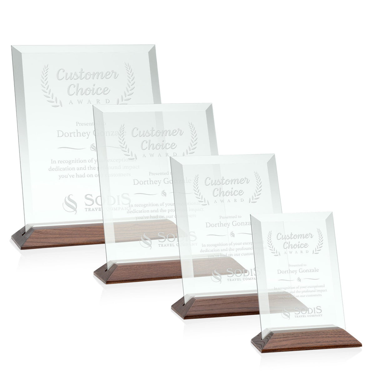 Embassy Award - Jade/Walnut (Vert)