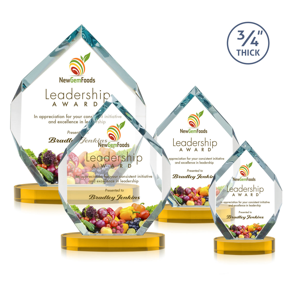 Royal Diamond VividPrint™ Award on Alberton Base