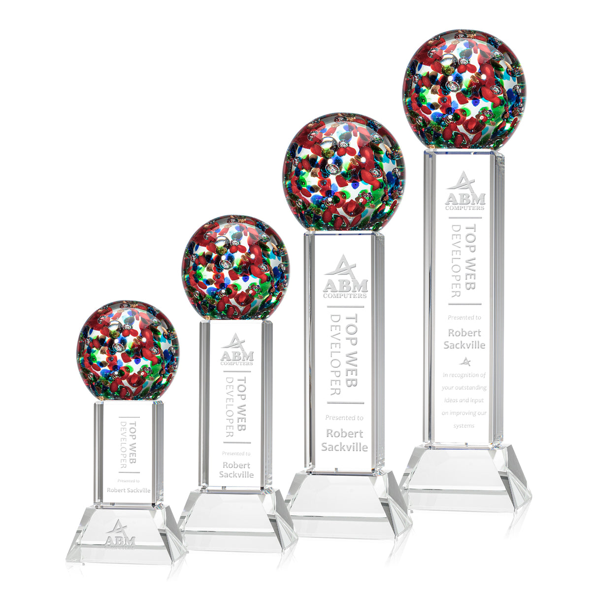 Fantasia Award on Stowe Base - Clear