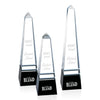 Single-Groove Optical Crystal Obelisk Award