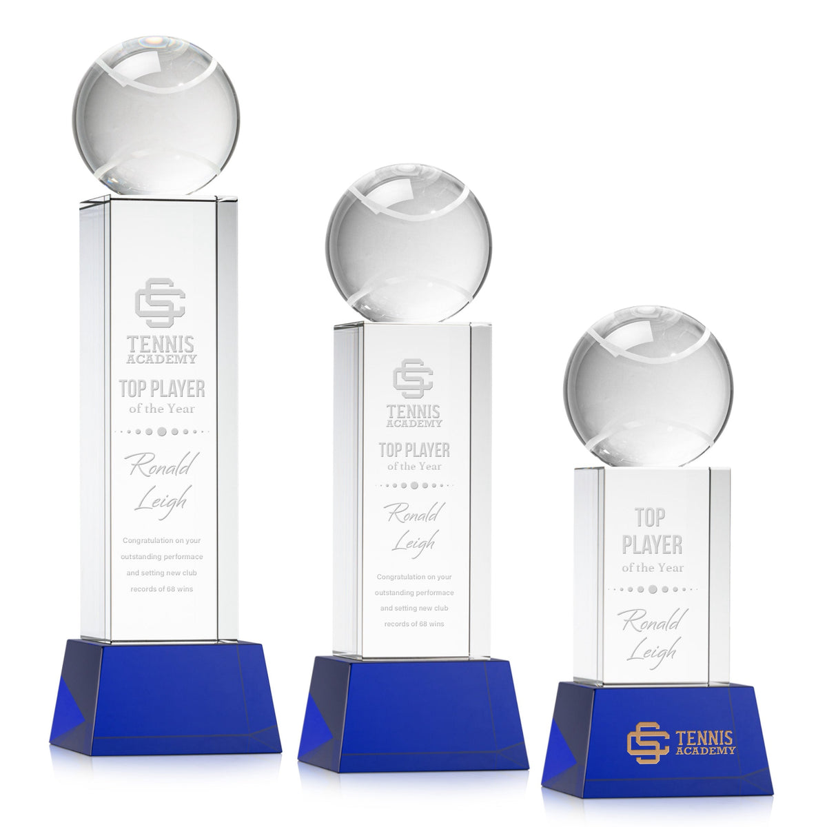 Tennis Ball Award on Belcroft Base