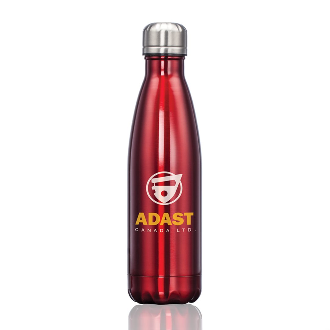 Single Pin Bottle - 17oz — Red — D032-RD