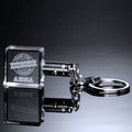 Square Lighted Keychain