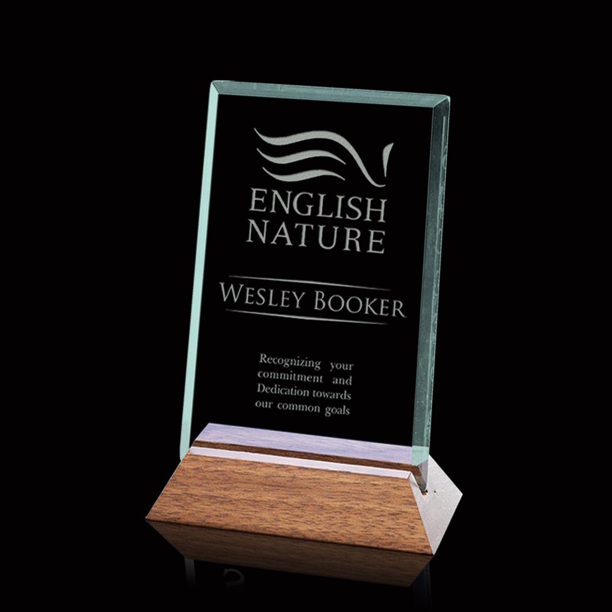 Esten Award - Jade/Walnut