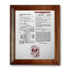 Etch & Colorfill Plaque — Style and Size