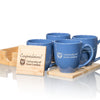 Mug & Bamboo Coaster Set