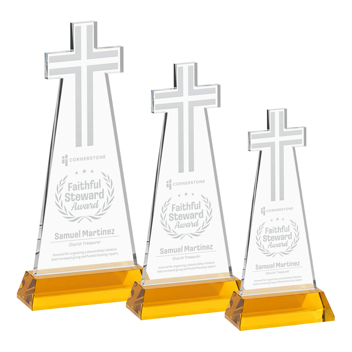 Cross Award on Hartford Base