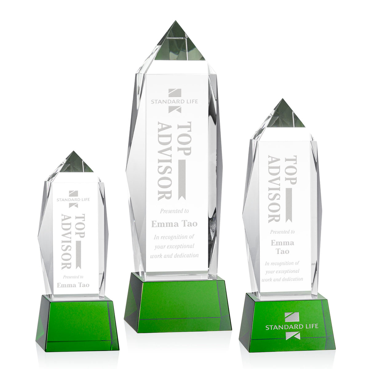 Bloomington Award on Base - Green 