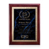 Gemstone Plaque — Wood, Plate Color and Size