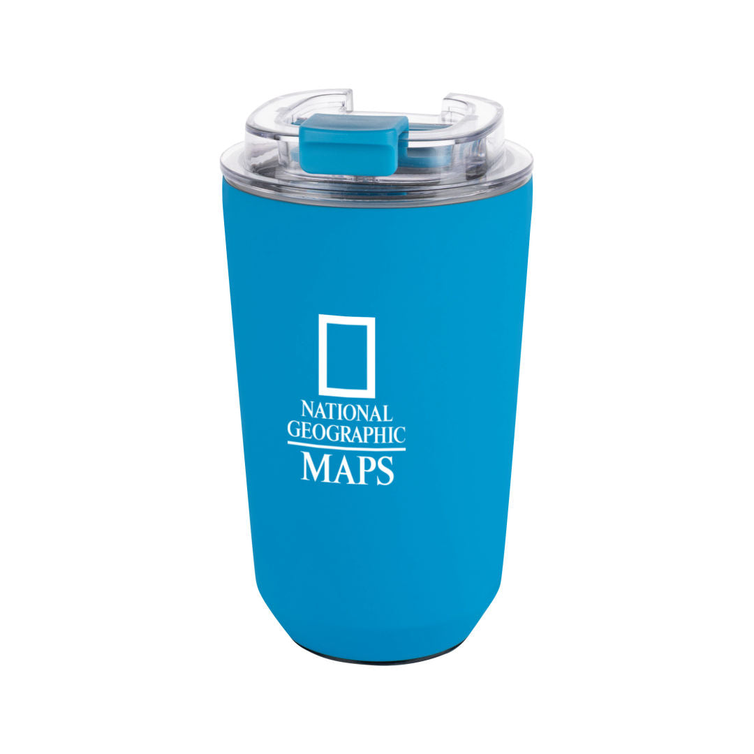 Gulliver SS Tumbler w/Lock Lid - 12oz — Blue — D830-BL