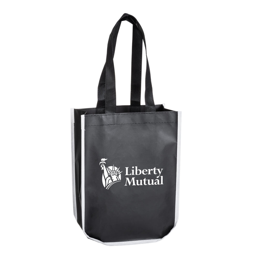 Recycled Slim Tote Bag – Black