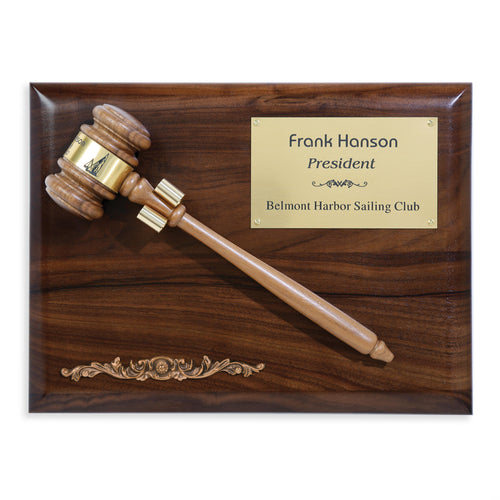 Gavel Plaque