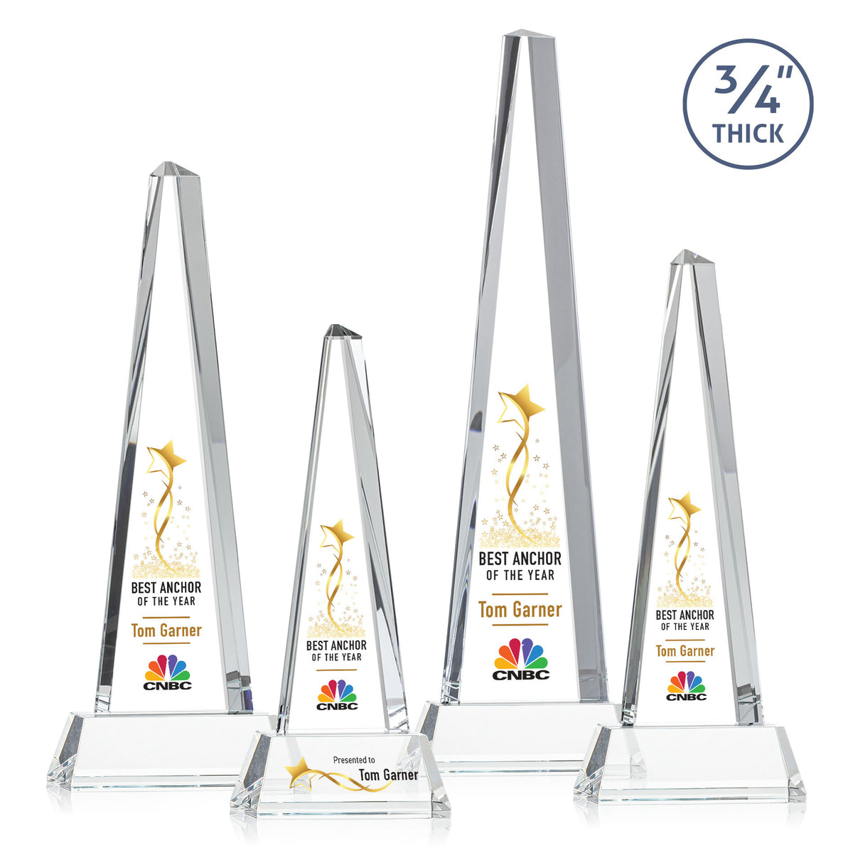 Majestic Tower VividPrint™ Award on Newhaven Base