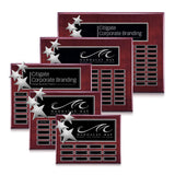 Rosewood / Chrome / 12 Plates