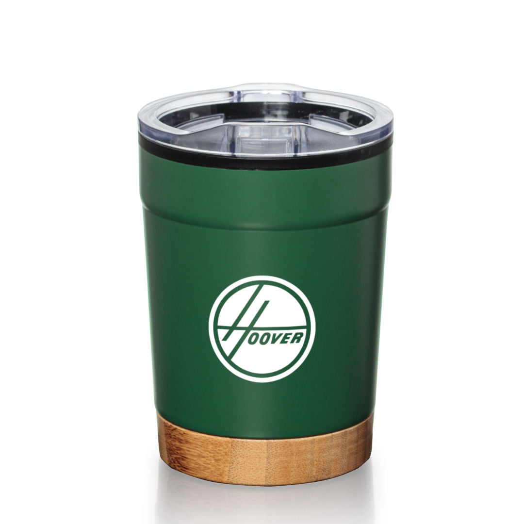 Eduardo Double Wall Tumbler w/Bamboo Base - 12oz — Green — D557-GN