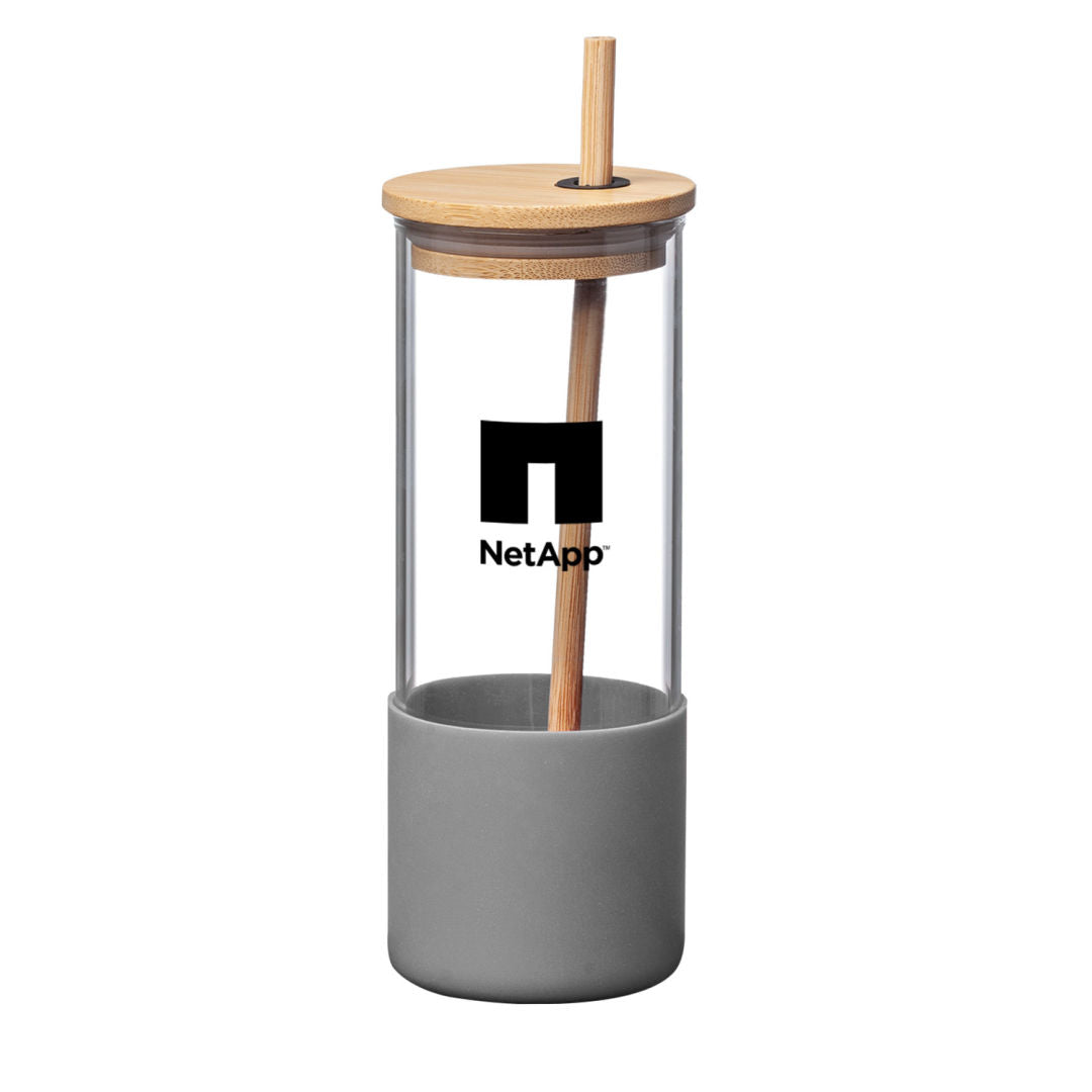 Shanti Borosilicate Tumbler - 17oz — Gray — D058-GY
