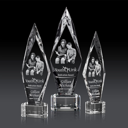 Manilow Award on Paragon Base (3D)