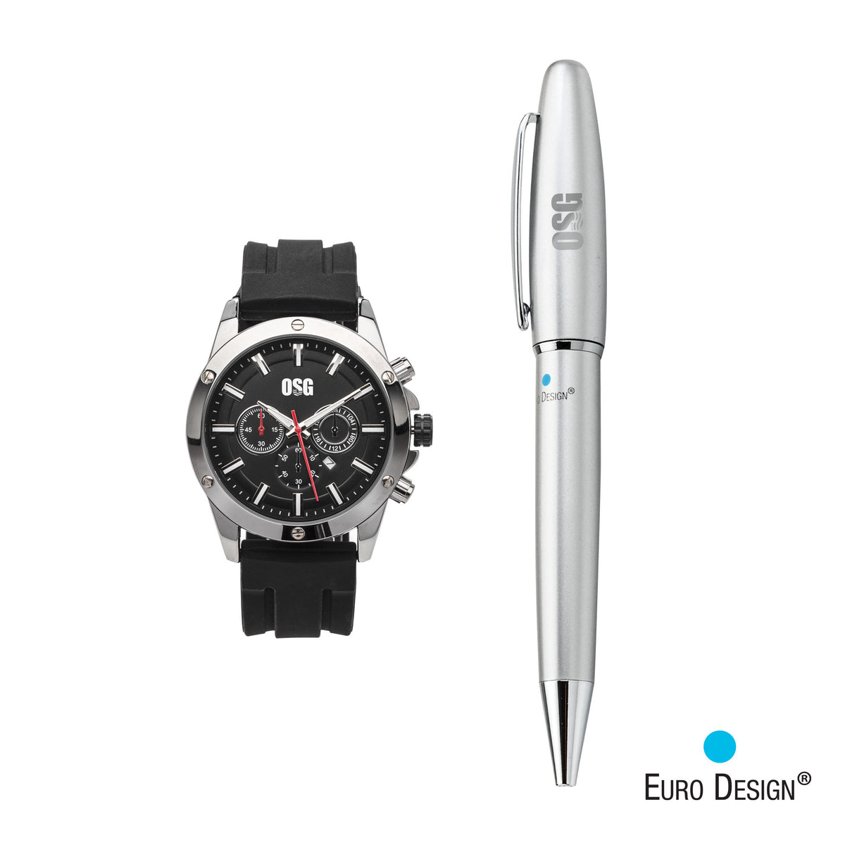 Euro Design® Bernau Watch/Pen Set