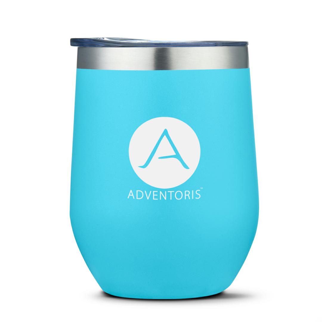 Barletta Double Wall Tumbler - 12oz — Aqua — D111-AQ