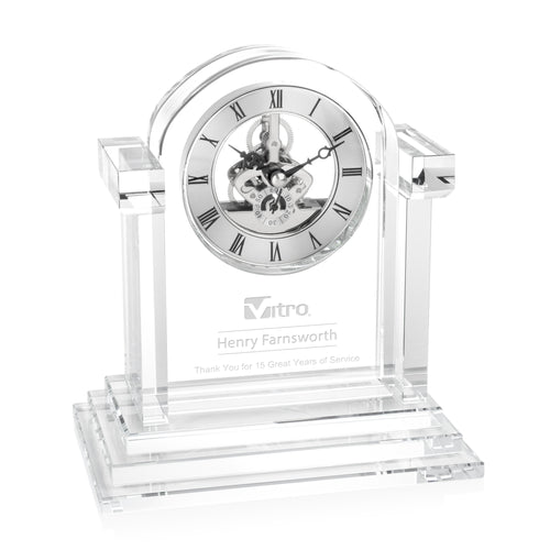 Velia Clock - Silver