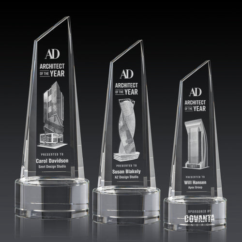 Akron Tower 3D Award on Base