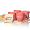 Mug & Bamboo Coaster Set